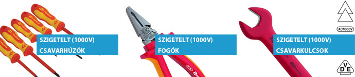 Szigetelt szersz&aacute;mok 1000V
